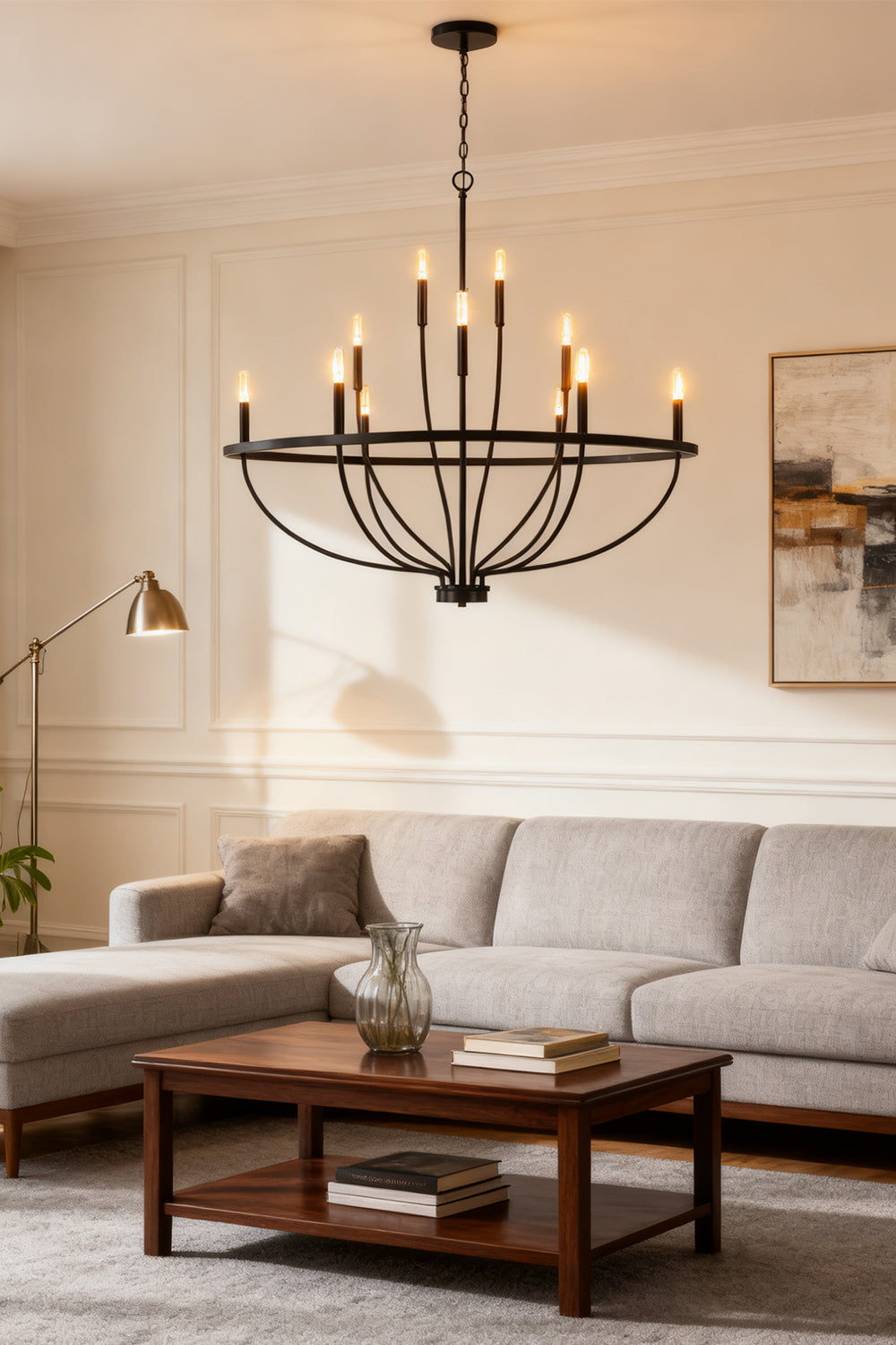 Greyson Bowl Chandelier - view 5 | everlamps