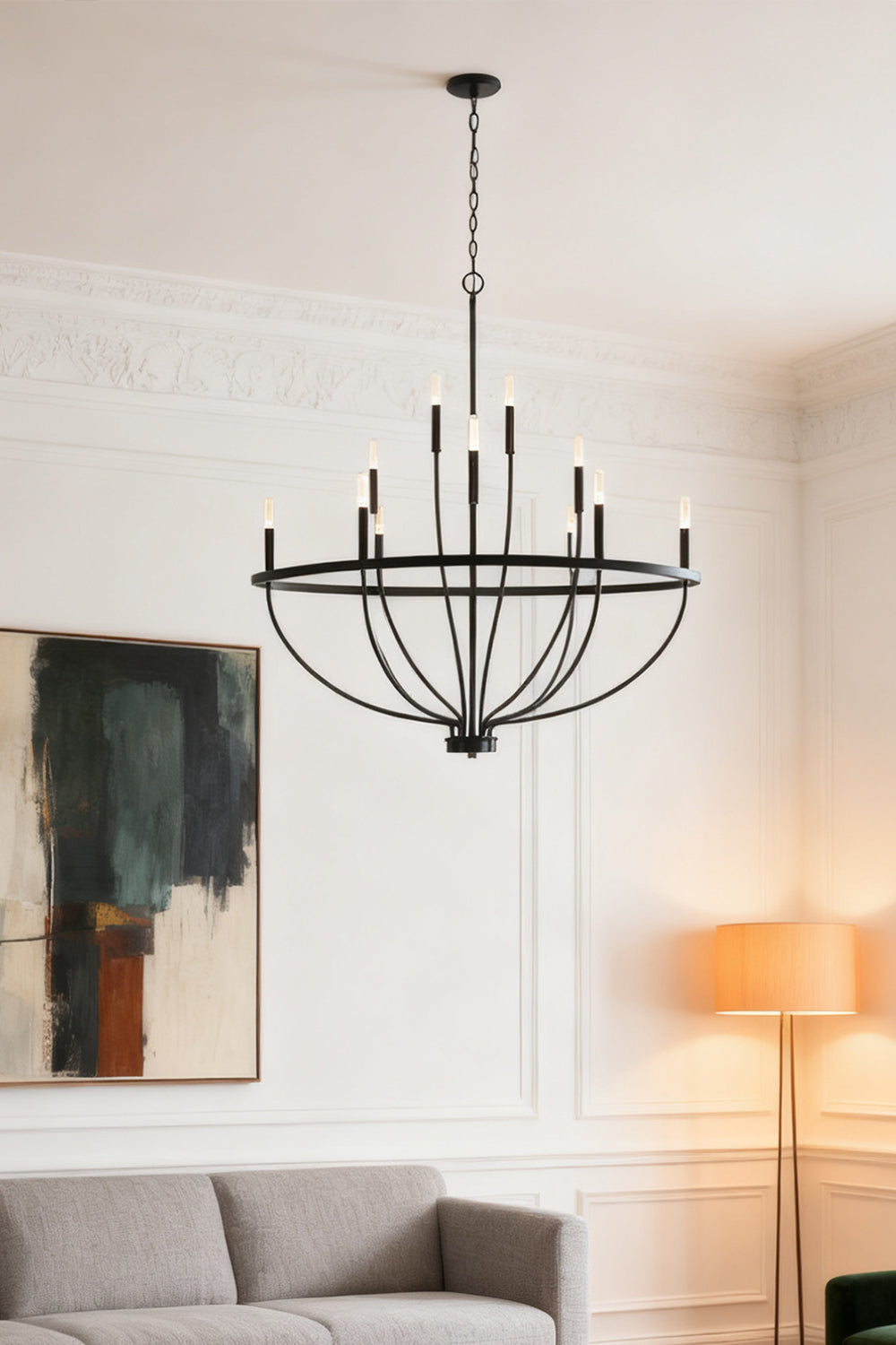 Greyson Bowl Chandelier - view 7 | everlamps