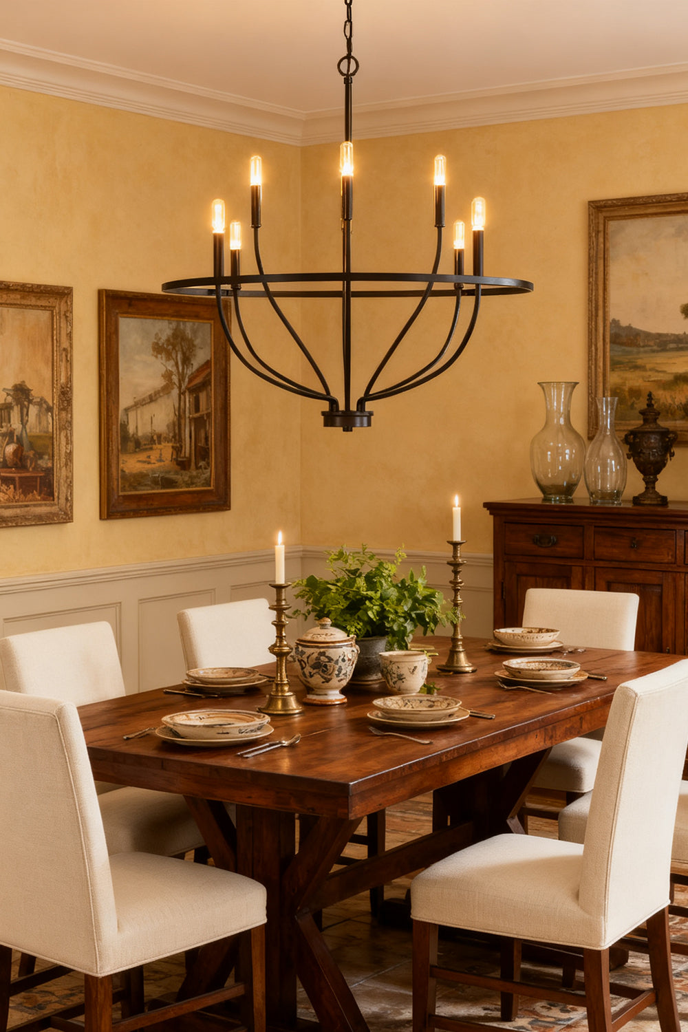 Greyson Bowl Chandelier - view 2 | everlamps