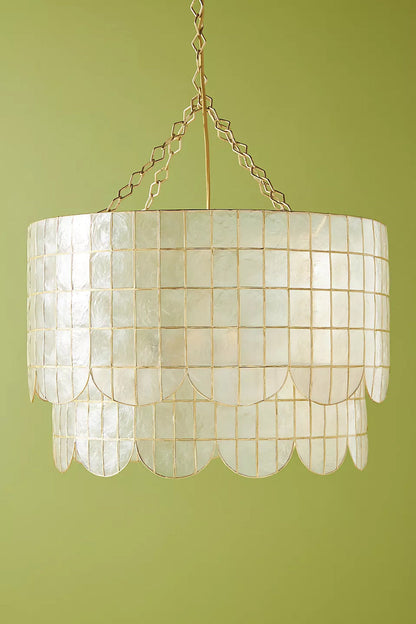 Hailee Capiz Chandelier - view 13 | everlamps