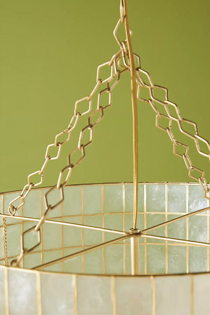 Hailee Capiz Chandelier - view 14 | everlamps