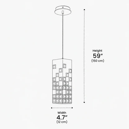 Aura K9 Crystal Pendant Lamp