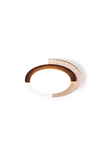 Halo Travertine Ceiling Light | everlamps