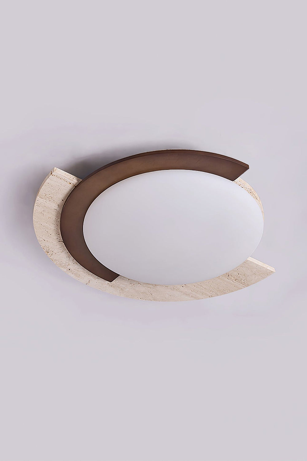 Halo Travertine Ceiling Light - view 15 | everlamps