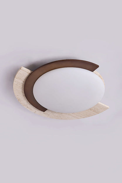 Halo Travertine Ceiling Light - view 15 | everlamps
