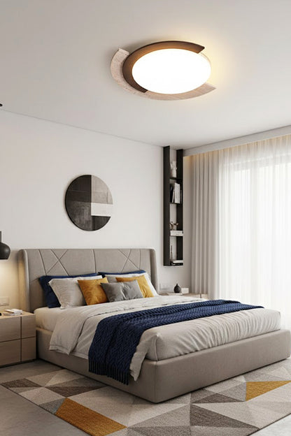 Halo Travertine Ceiling Light - view 5 | everlamps