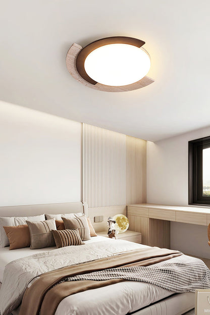 Halo Travertine Ceiling Light - view 7 | everlamps