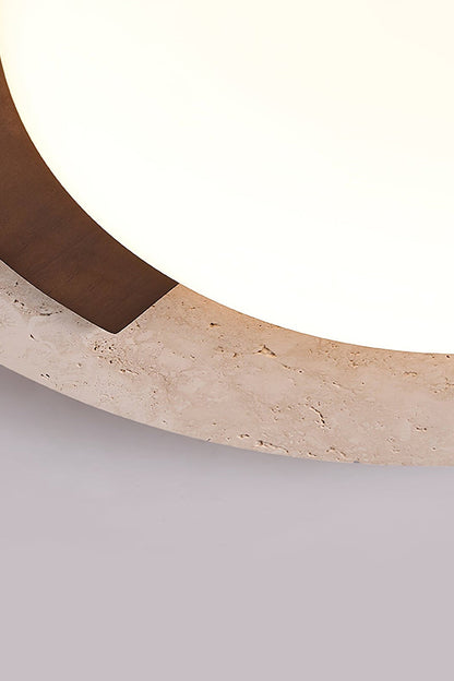 Halo Travertine Ceiling Light - view 14 | everlamps