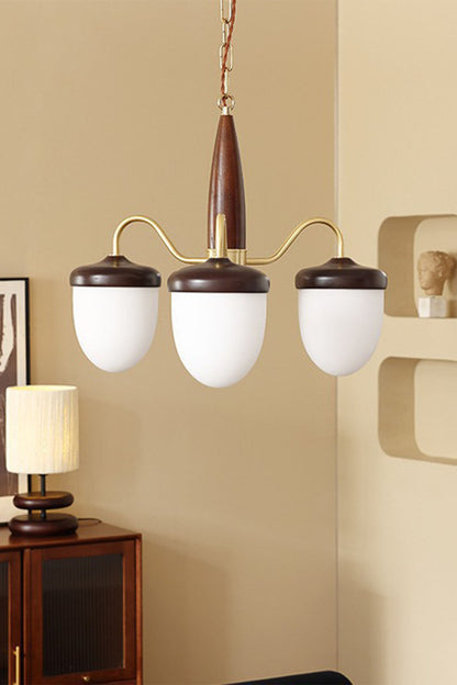 Hazelnut Branch Chandelier - view 5 | everlamps