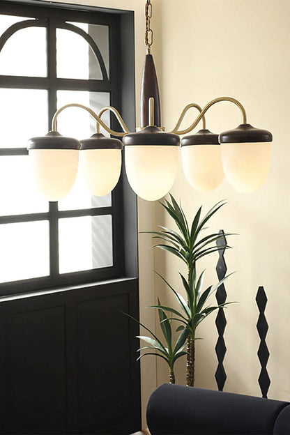 Hazelnut Branch Chandelier - view 7 | everlamps