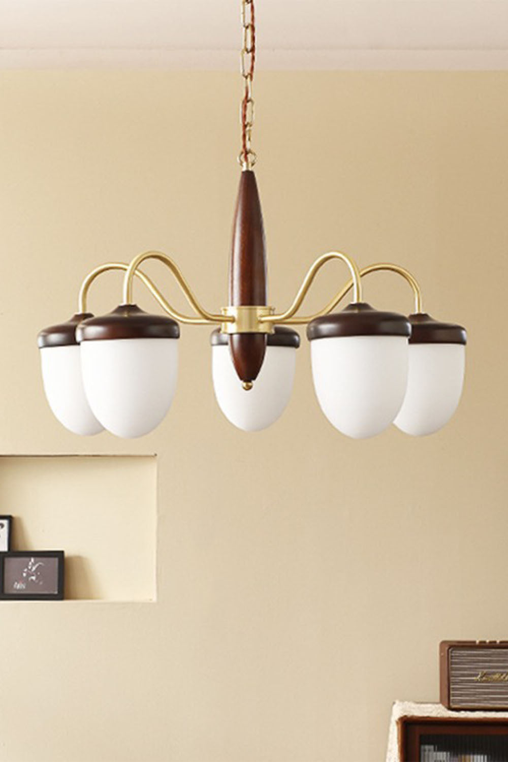 Hazelnut Branch Chandelier - view 14 | everlamps