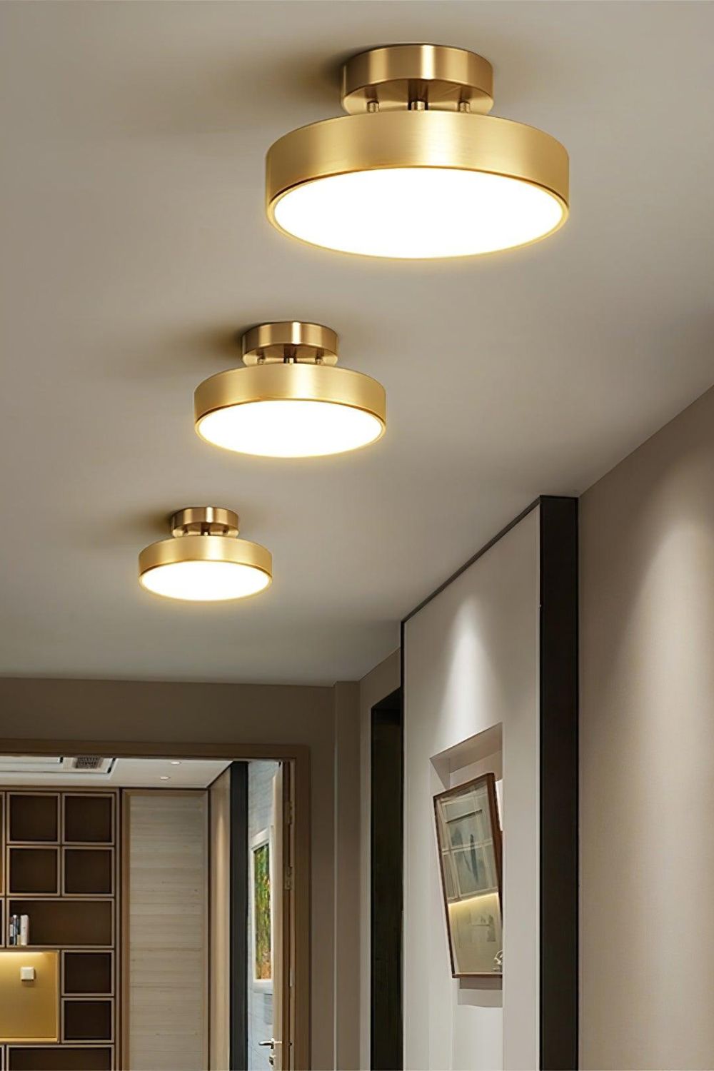 Brass Hero Rotating Ceiling Lamp - view 7 | everlamps