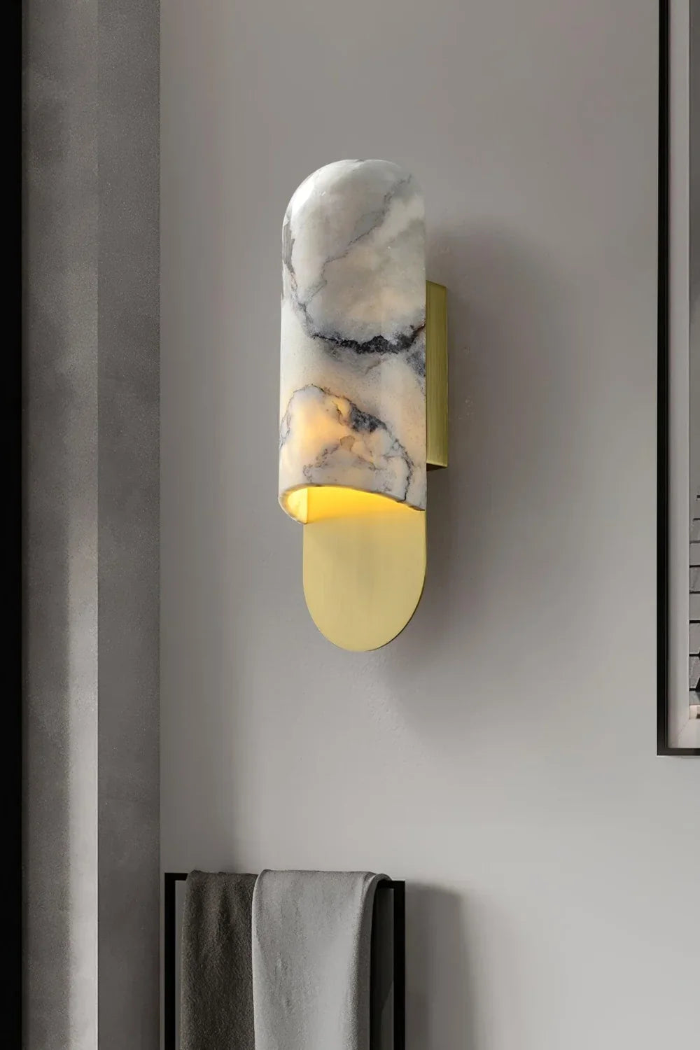 Marble Hl Wall Sconce - view 4 | everlamps