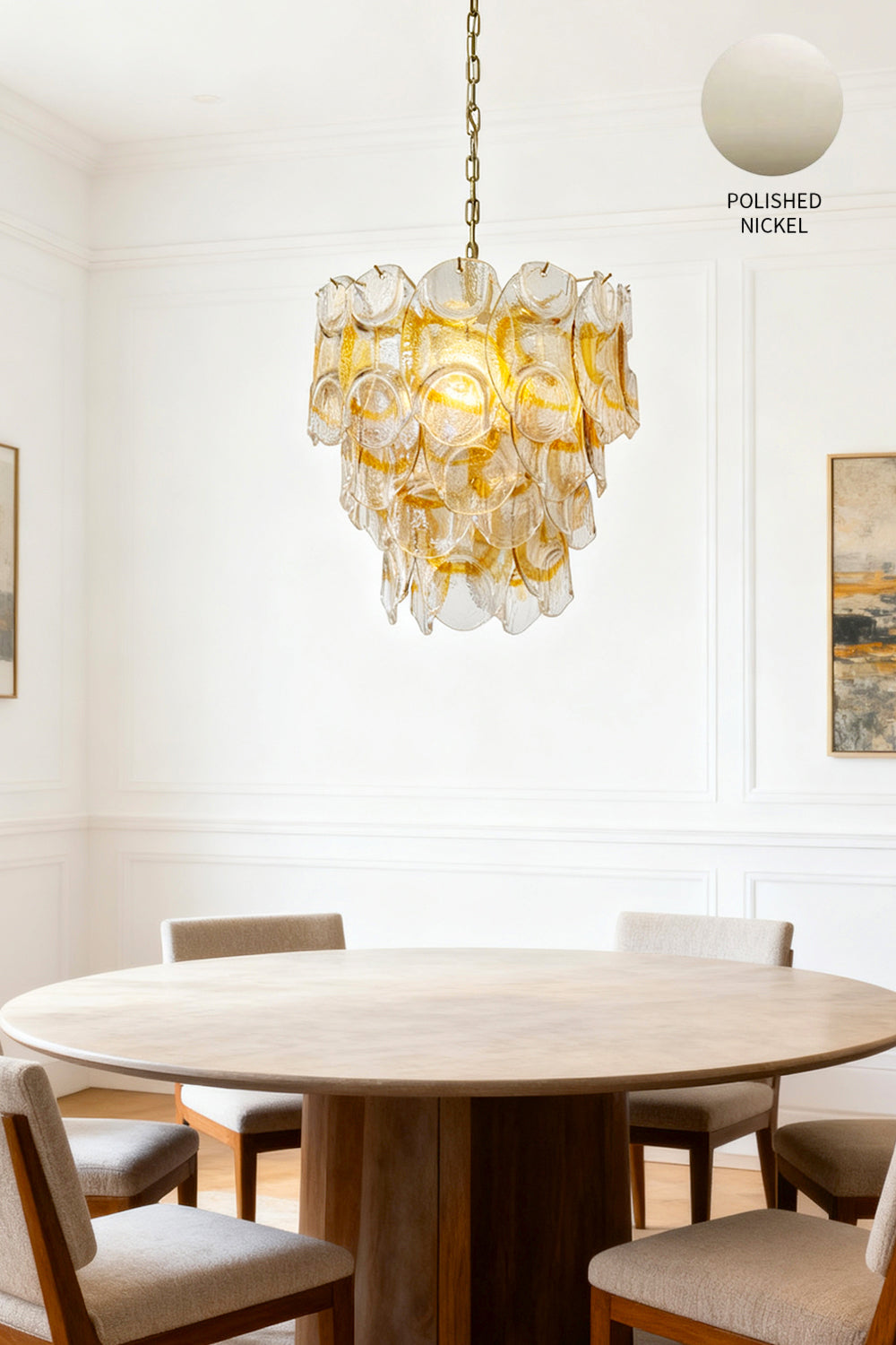 Italian Art Chandelier - view 15 | everlamps