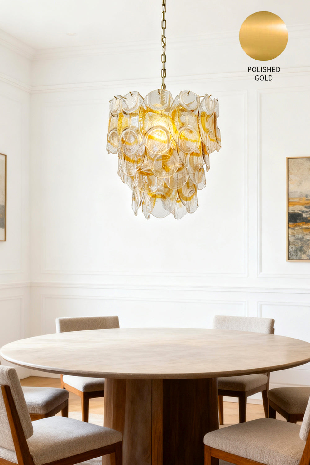 Italian Art Chandelier - view 14 | everlamps