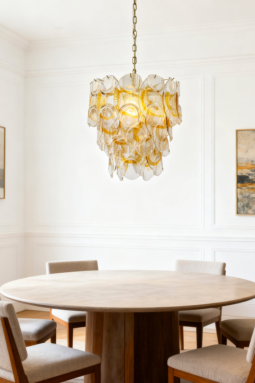Italian Art Chandelier - view 2 | everlamps