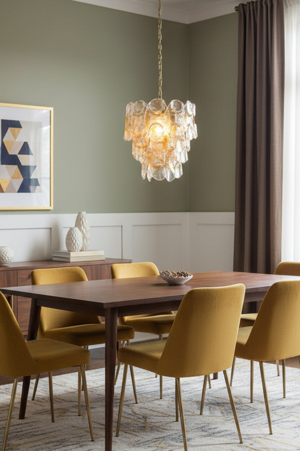 Italian Art Chandelier - view 3 | everlamps
