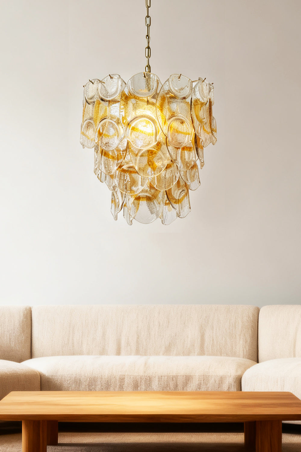 Italian Art Chandelier - view 5 | everlamps