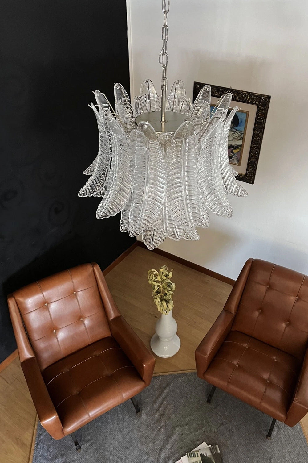 Italian Art Leaf Chandelier - view 19 | everlamps