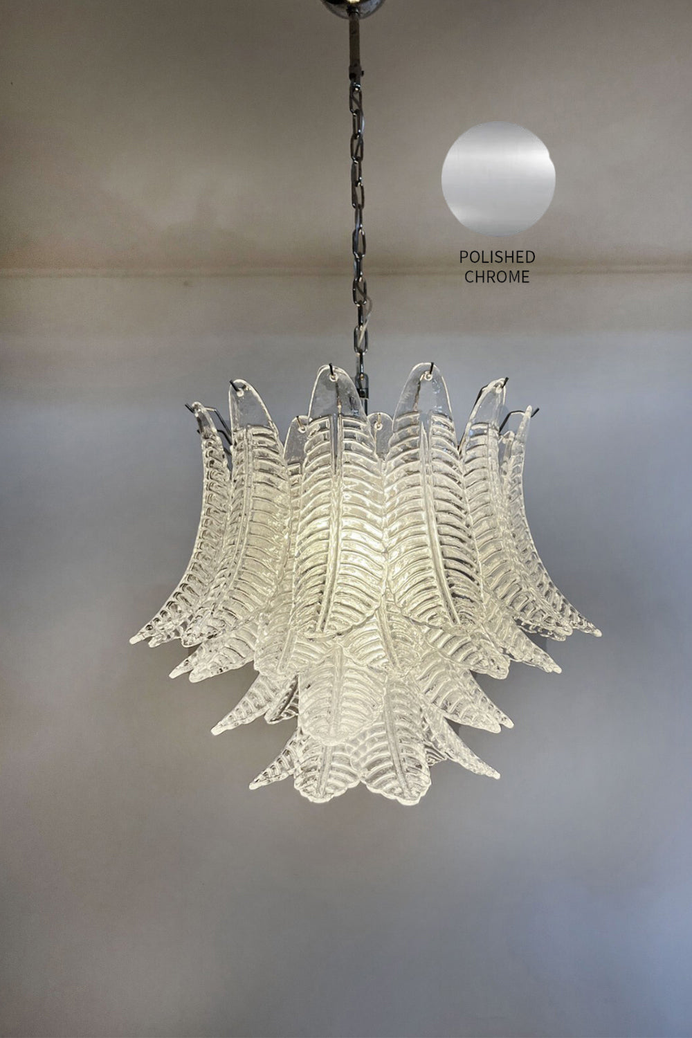 Italian Art Leaf Chandelier - view 26 | everlamps