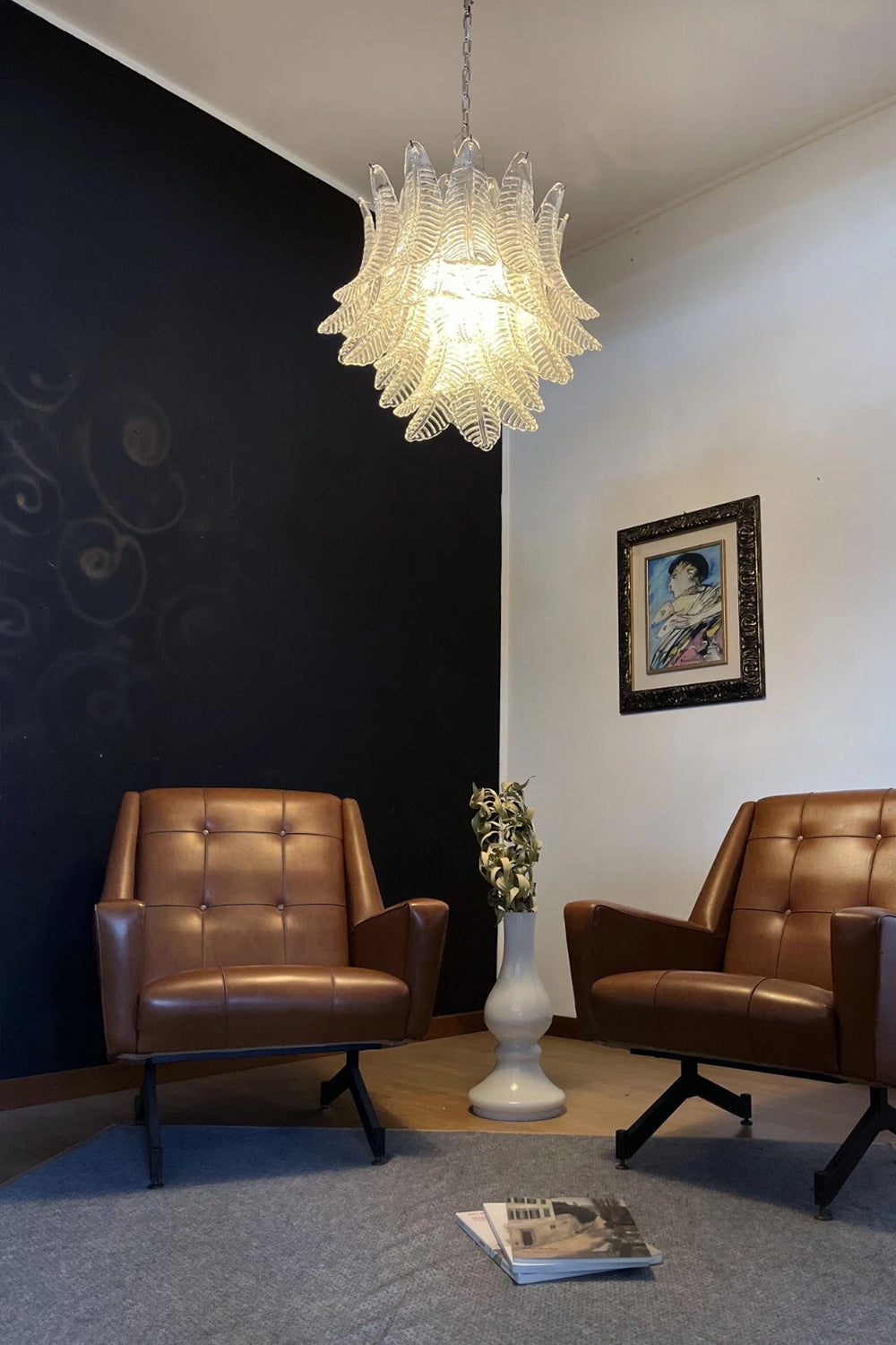 Italian Art Leaf Chandelier - view 5 | everlamps