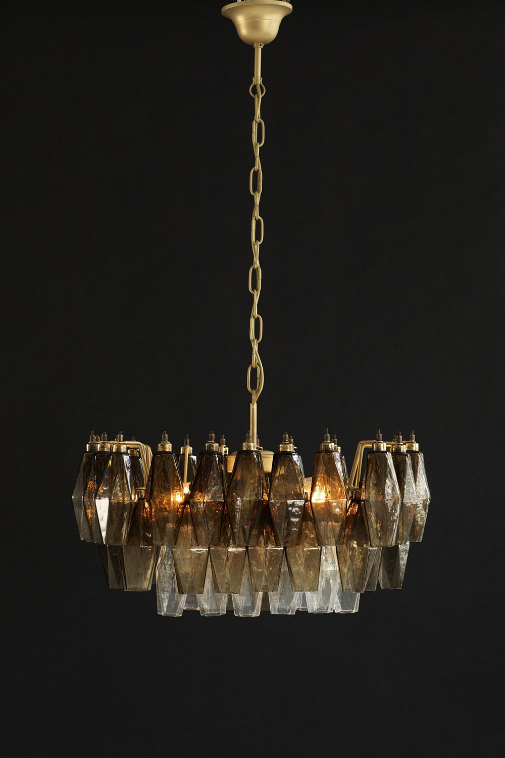 Italian Art Poliedri Glass Chandelier - view 12 | everlamps
