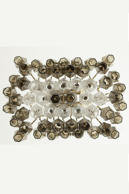 Italian Art Poliedri Glass Chandelier - view 15 | everlamps