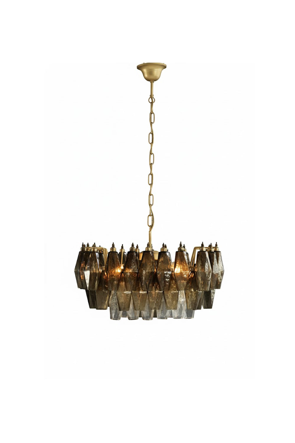 Italian Art Poliedri Glass Chandelier | everlamps