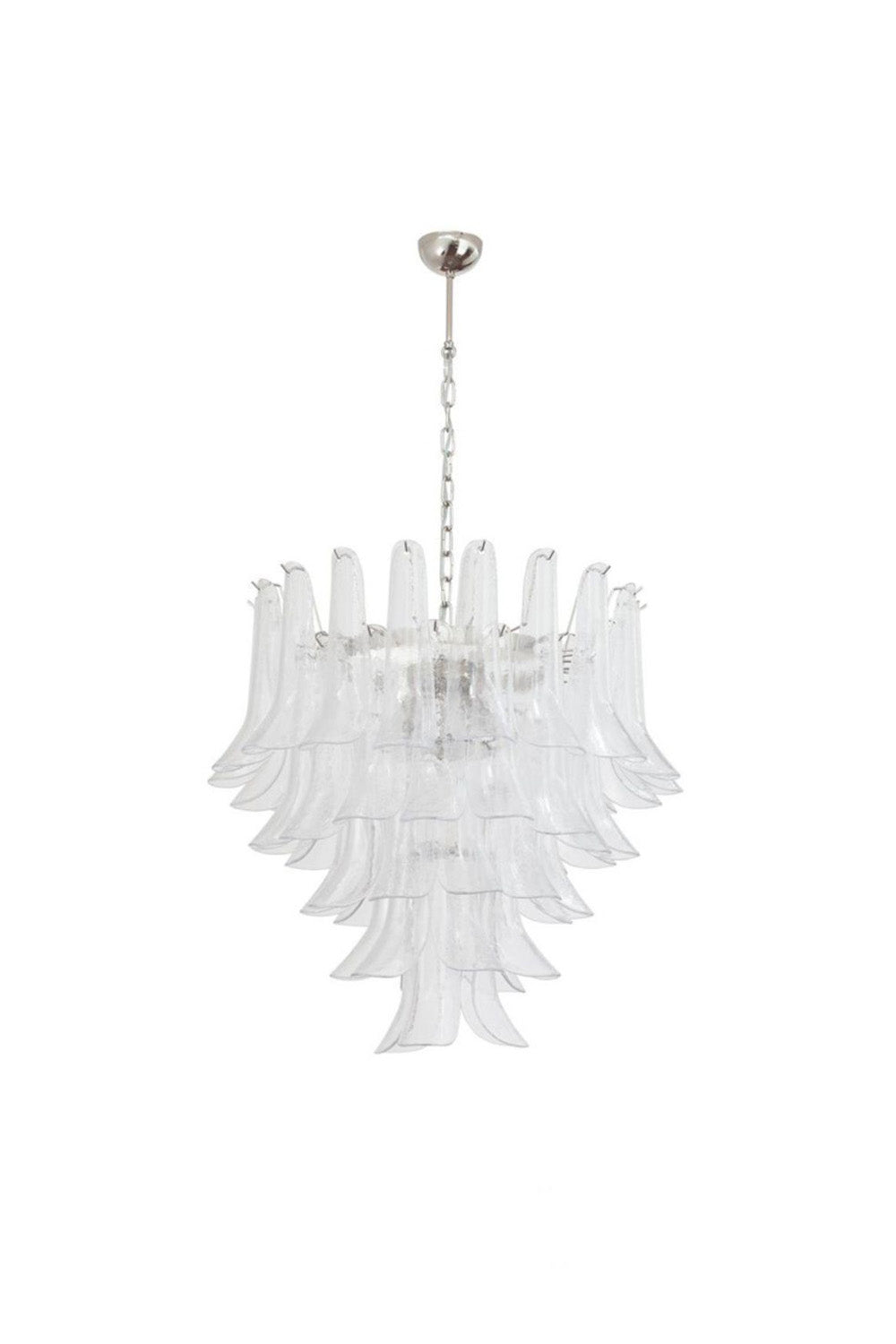 Art glass petal chandelier | everlamps