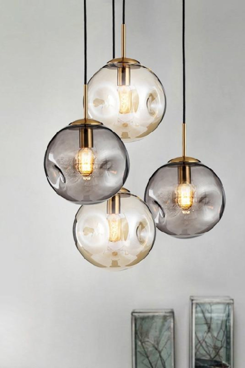 Jaden Dimpled Pendant Light - everlamps