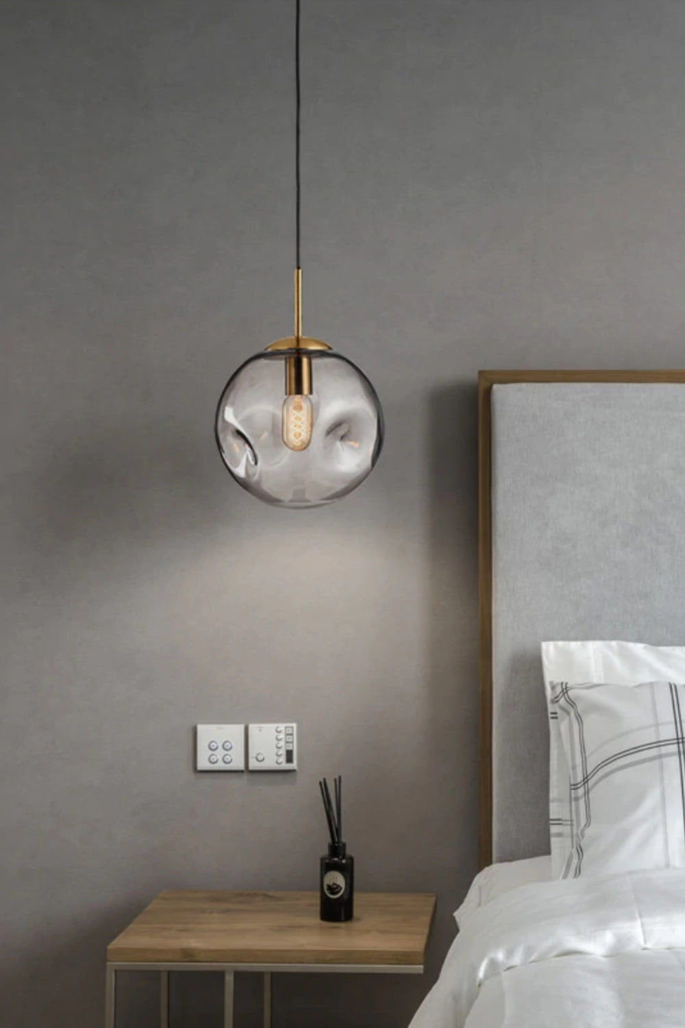 Jaden Dimpled Pendant Light - everlamps