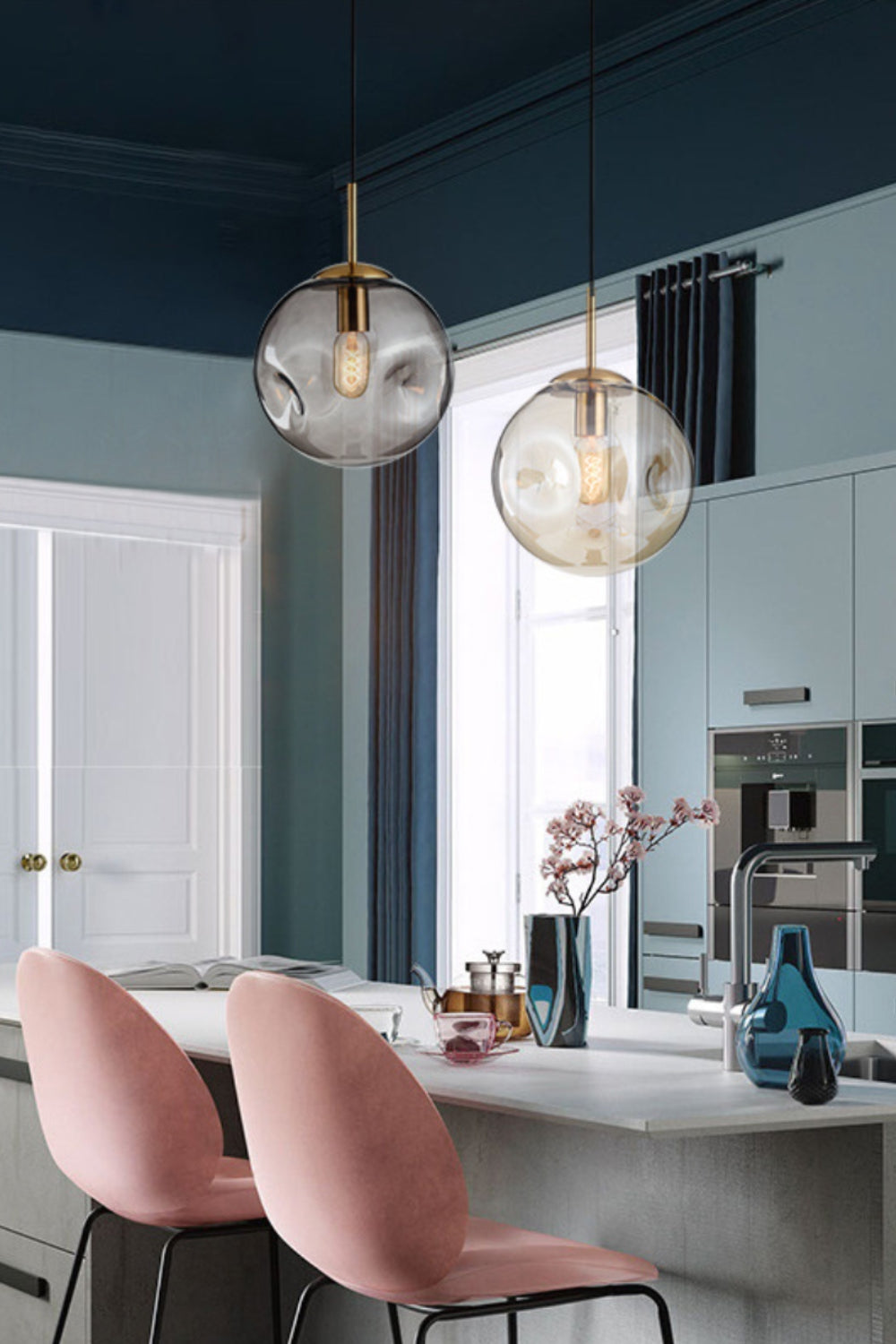 Jaden Dimpled Pendant Light - everlamps