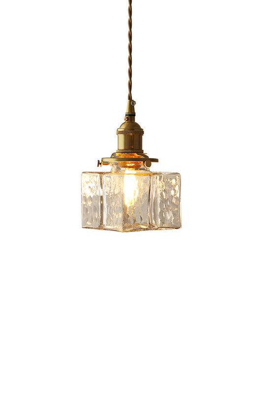 Jewel Square Glass Pendant Lamp | everlamps