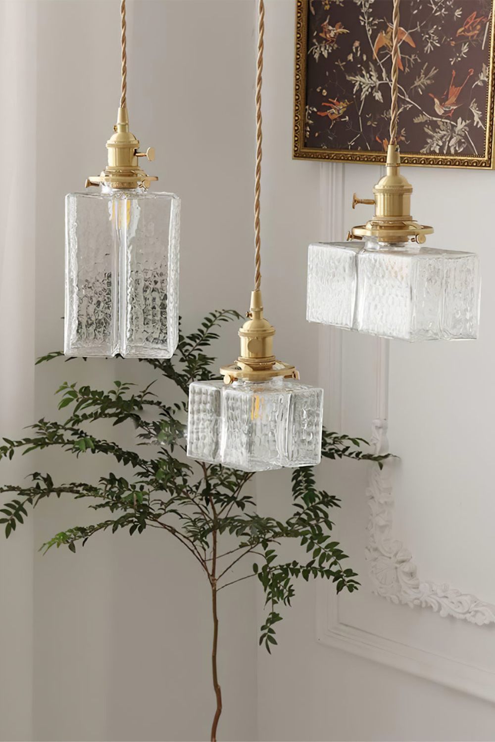 Jewel Square Glass Pendant Lamp - view 20 | everlamps
