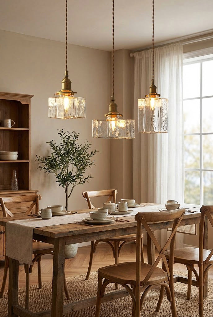 Jewel Square Glass Pendant Lamp - view 15 | everlamps