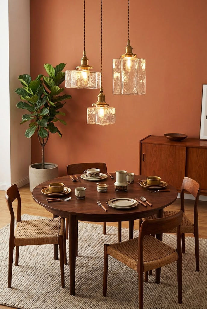 Jewel Square Glass Pendant Lamp - view 11 | everlamps