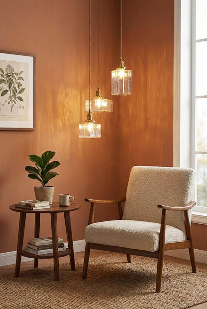 Jewel Square Glass Pendant Lamp - view 17 | everlamps