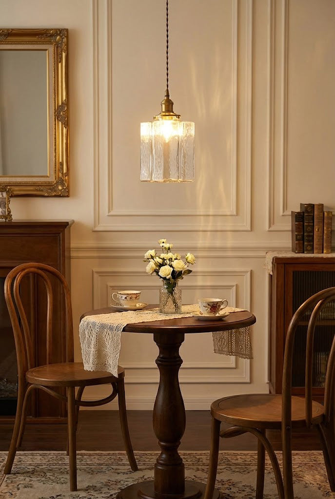 Jewel Square Glass Pendant Lamp - view 8 | everlamps
