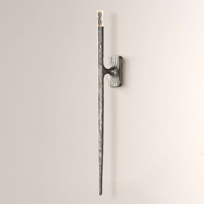 Kael Vintage Forged Tall Linear Wall Sconce 36"H