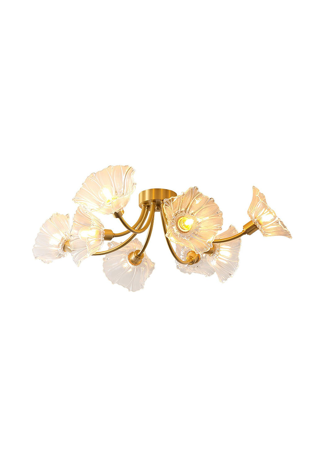 Kalin Blossom Petal Glass Ceiling Lamp | everlamps