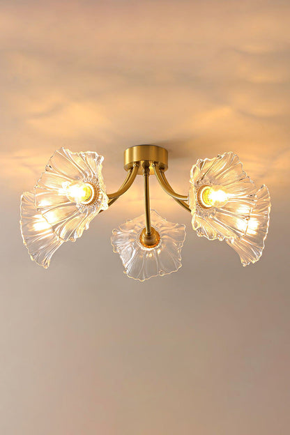 Kalin Blossom Petal Glass Ceiling Lamp - view 10 | everlamps