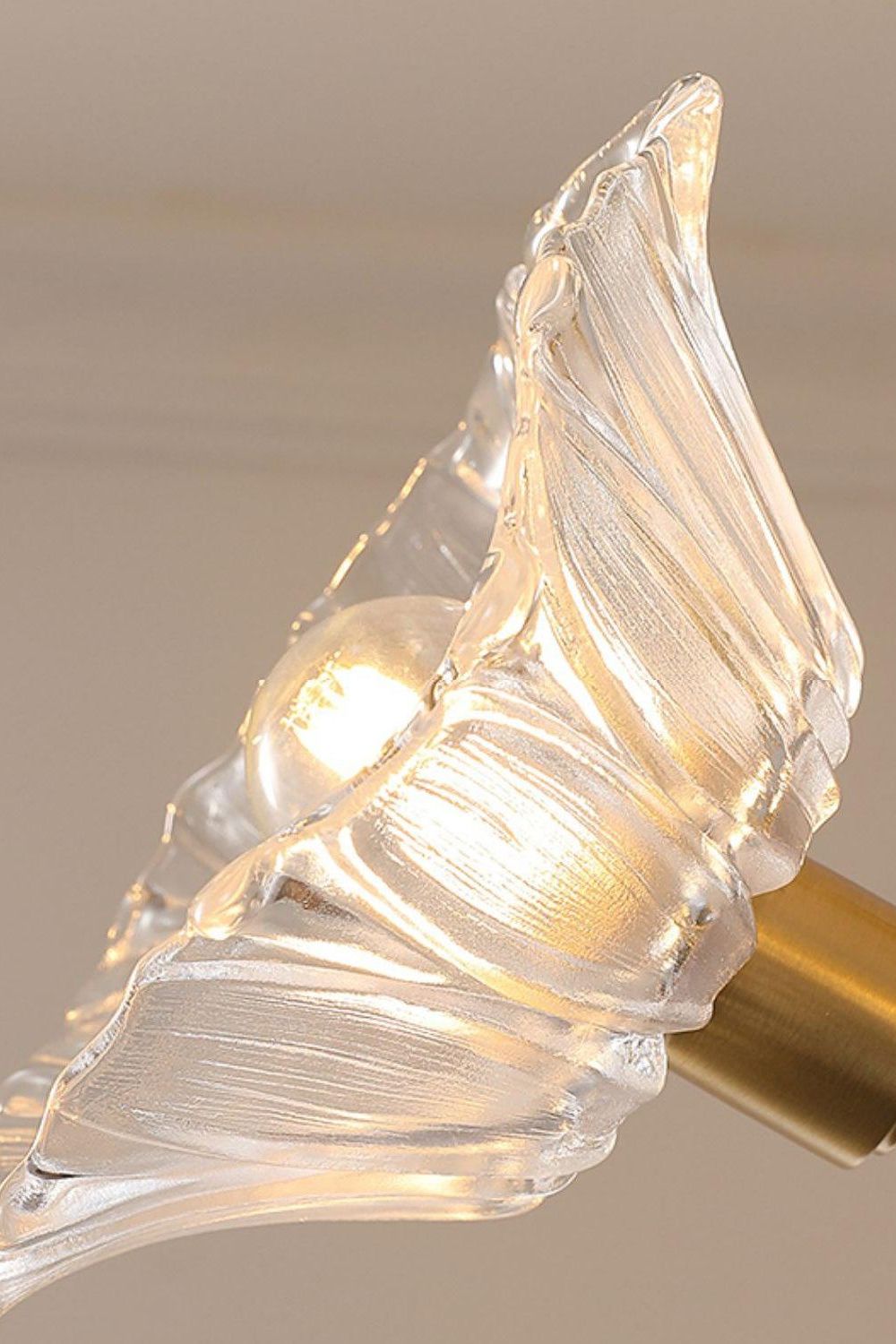 Kalin Blossom Petal Glass Ceiling Lamp - view 7 | everlamps