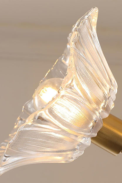 Kalin Blossom Petal Glass Chandelier - view 8 | everlamps