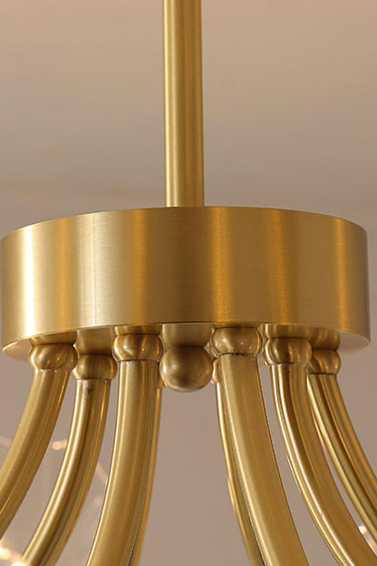 Kalin Blossom Petal Glass Chandelier - view 9 | everlamps