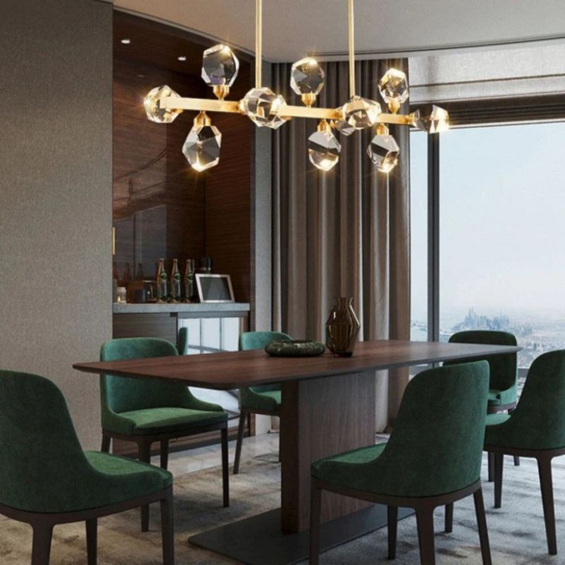 Nicole Crystal Linear Chandelier