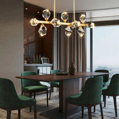 Nicole Crystal Linear Chandelier