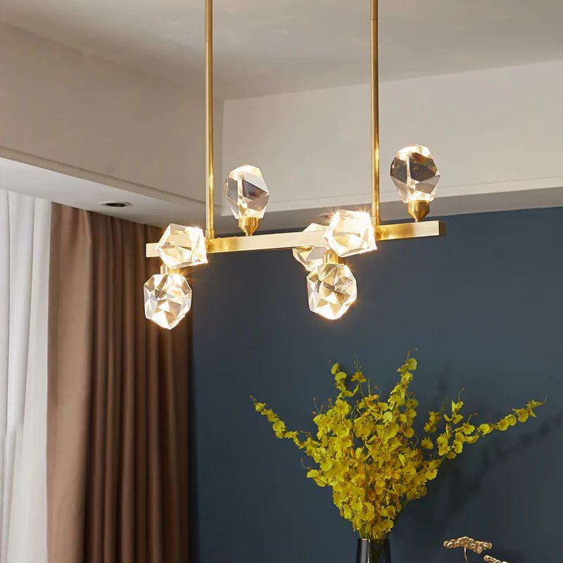 Nicole Crystal Linear Chandelier