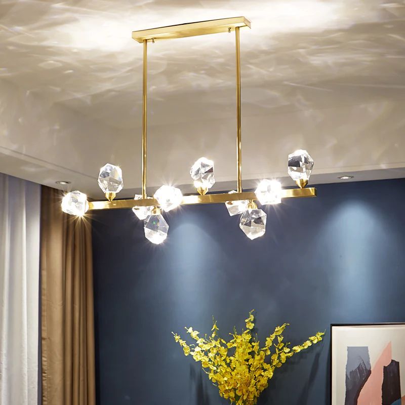 Nicole Crystal Linear Chandelier