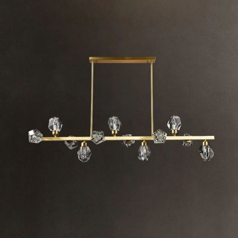 Nicole Crystal Linear Chandelier