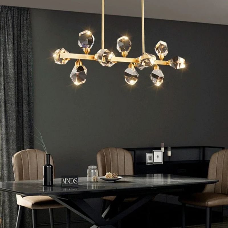 Nicole Crystal Linear Chandelier